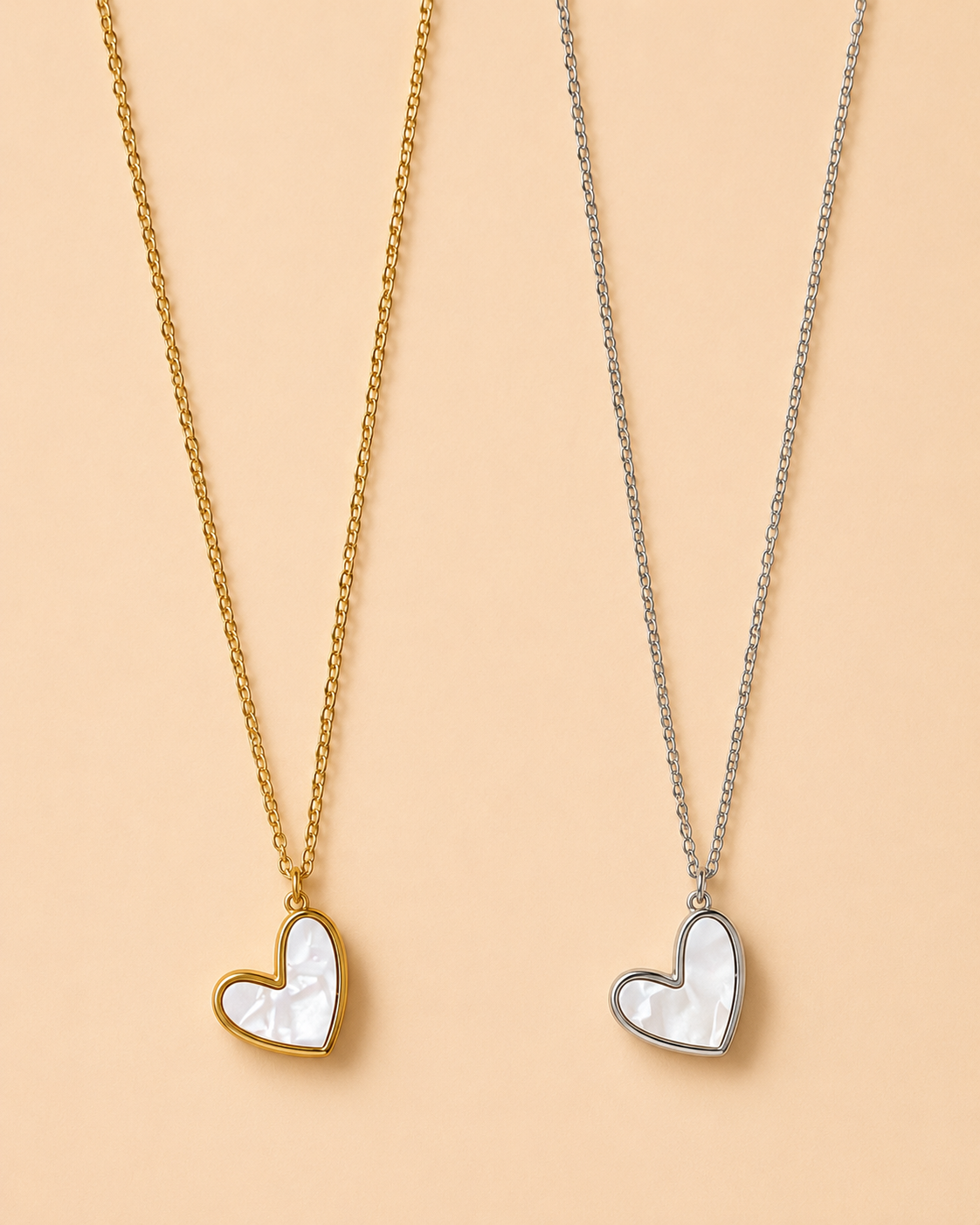 White sweeteheart ketting