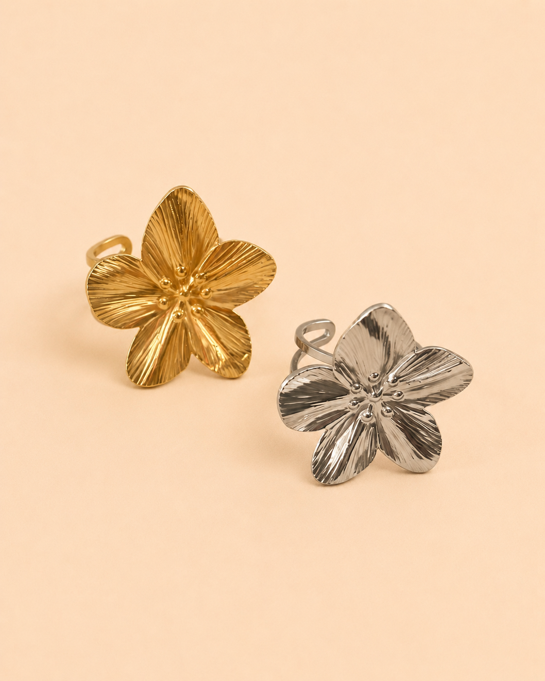 Big flower ring