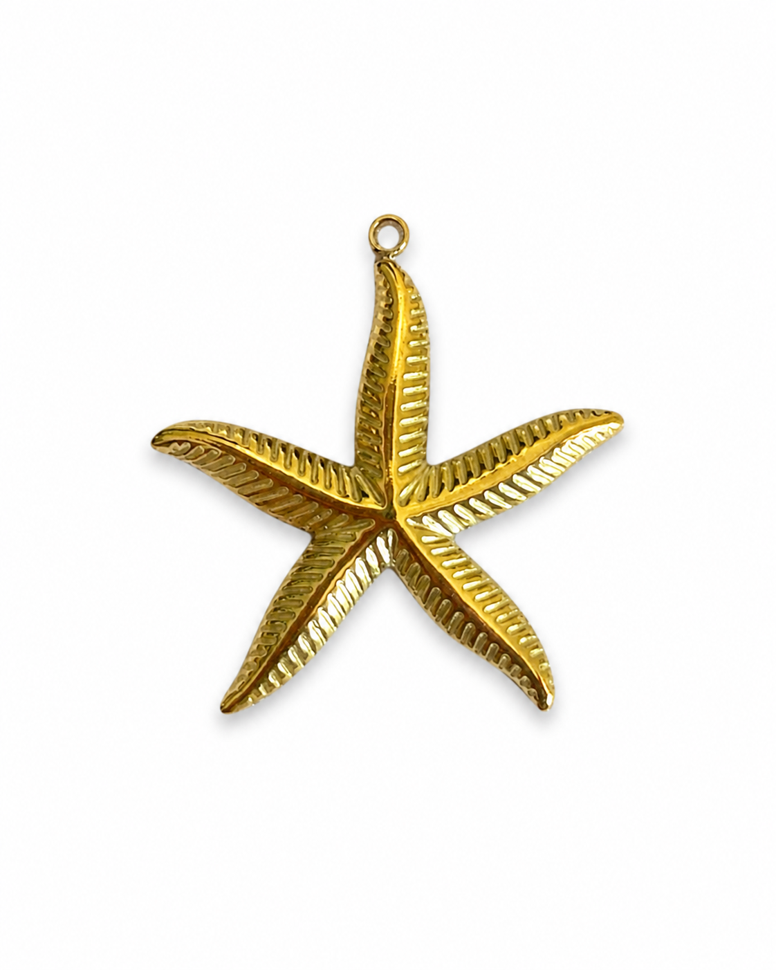 statement zeester rvs bedel in het goud. Perfect voor het personaliseren van je persoonlijke sierraad