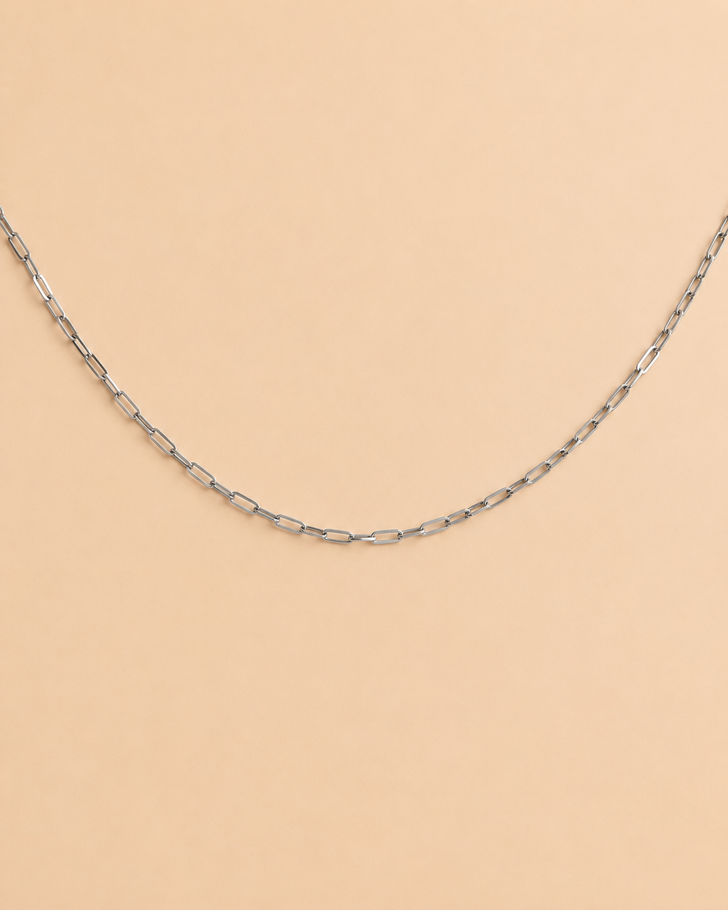 Schakel ketting draad zilverkleurig RVS voor bedelketting