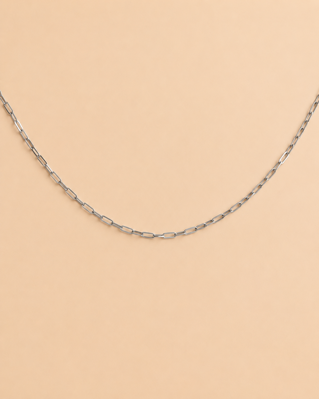 Schakel ketting draad zilverkleurig RVS voor bedelketting