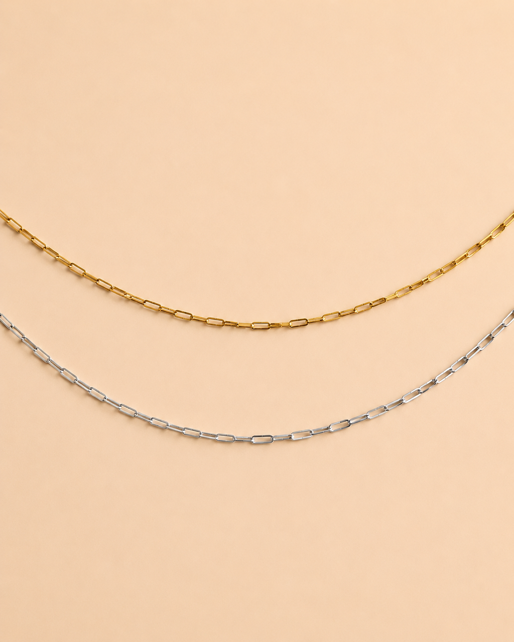 Schakel ketting draad goudkleurig en zilverkleurig voor bedelketting 