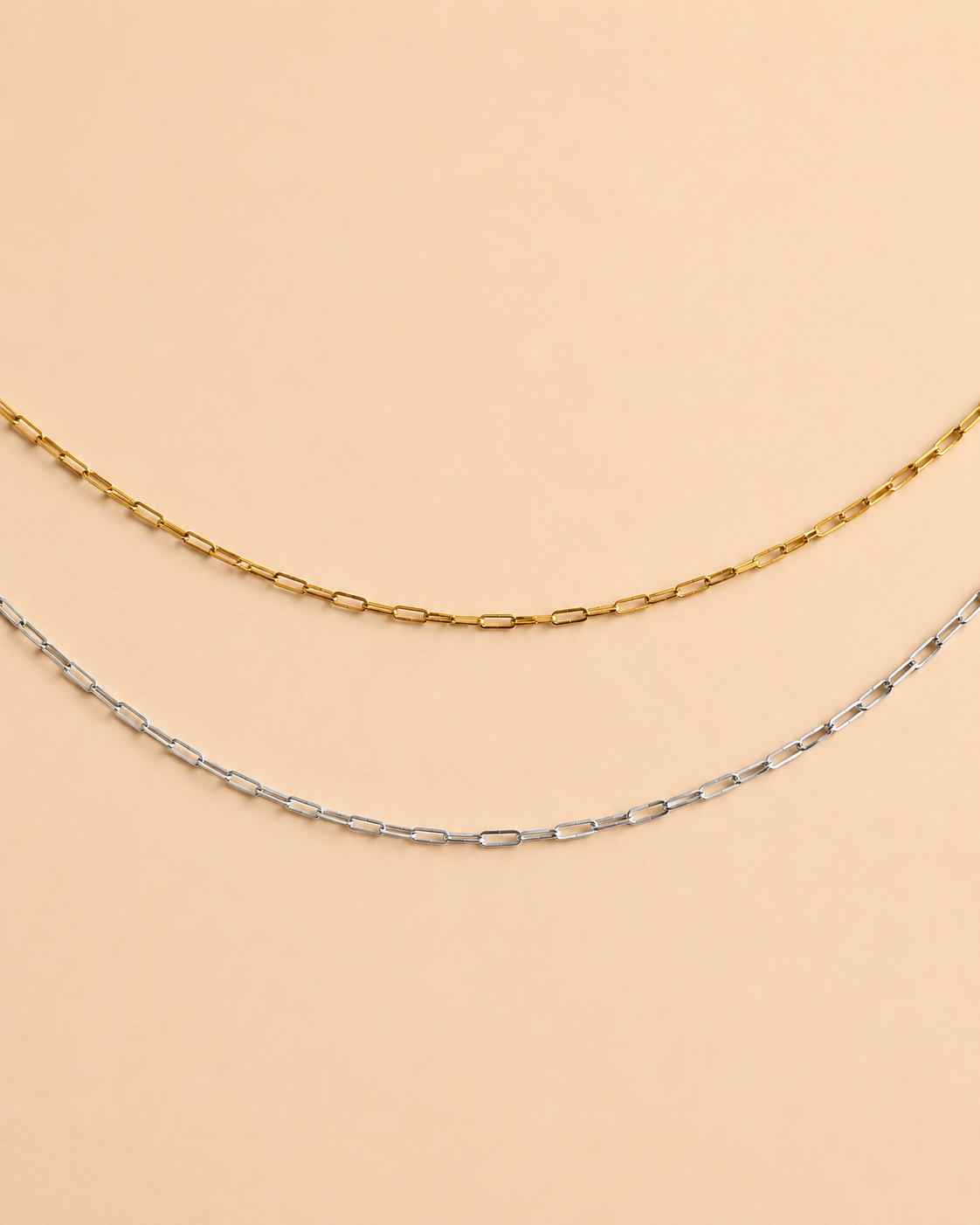 Schakel ketting draad goudkleurig en zilverkleurig voor bedelketting 