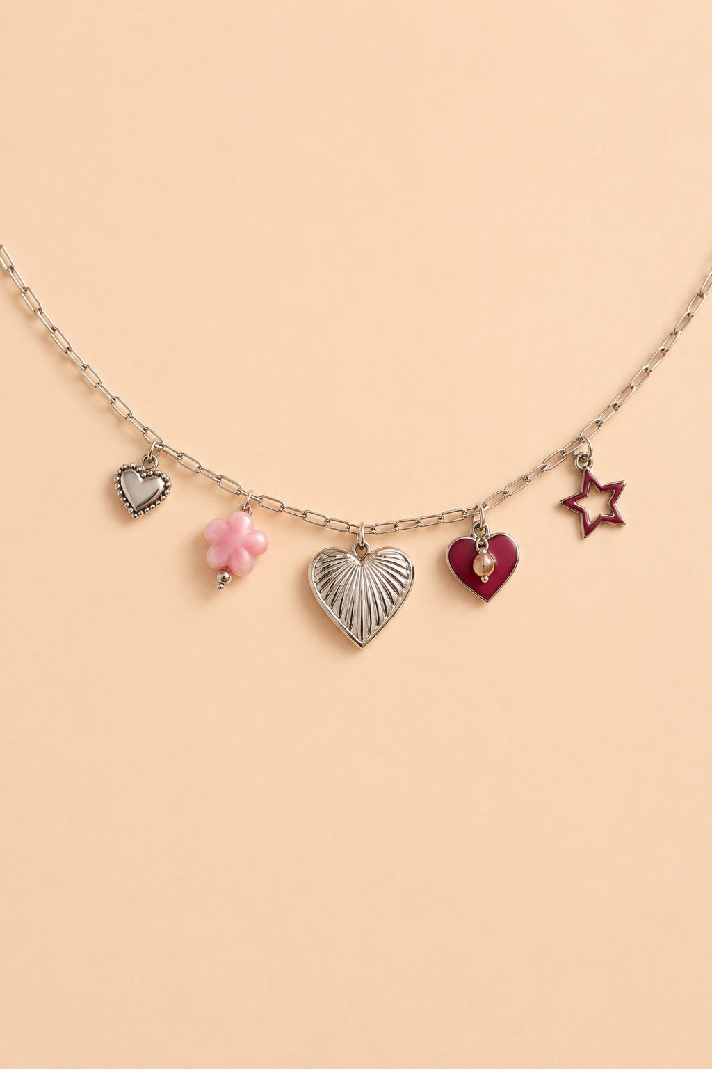 Love charm necklace